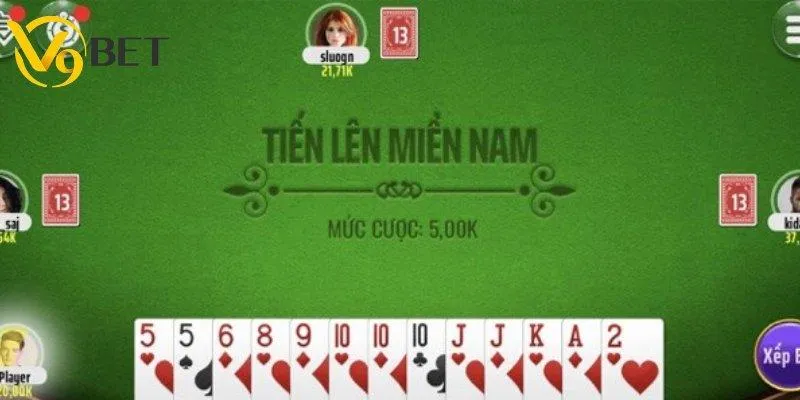 Luật chơi tiến lên miền Nam tại V9BET dễ hiểu